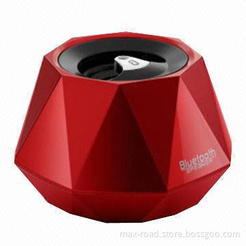 Portable Mini Bluetooth Speaker for iPhone in Diamond-style Design